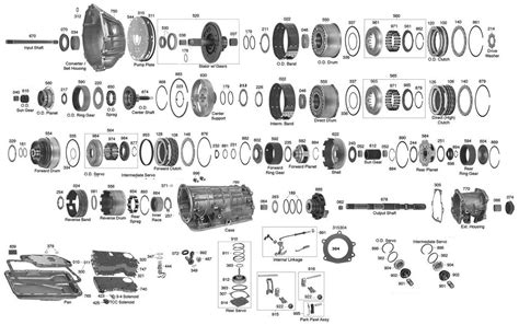A4ld Transmission Parts Diagram Vista Transmission Parts