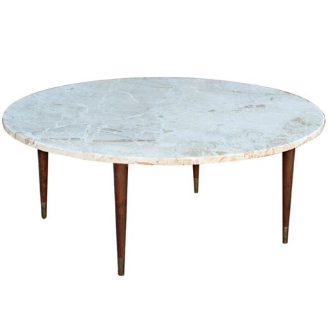 Pamono's vintage coffee table collection is specialized in the midcentury modern style, but you can find any. Mid Century Round Marble Coffee Table at 1stdibs