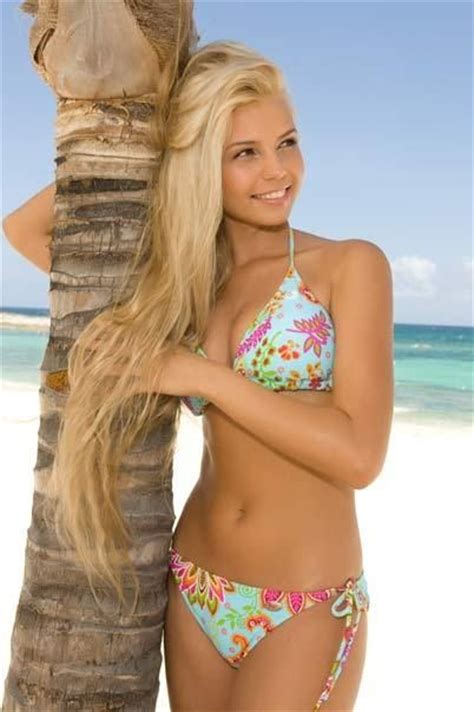 About 0% of these are human hair extension, 0% are full strip lashes, and 0% are hair styling products. blonde beach hair | Beautiful bikini, Cute bikinis