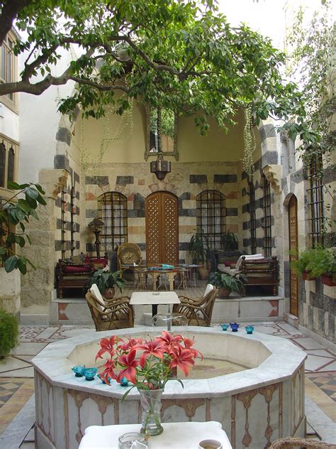 Pin By Hana Alamuddin On Places Damascus Syria Courtyard House Syria
