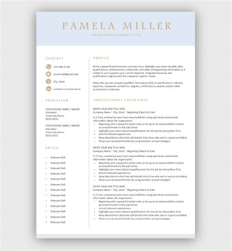 Nice free creative resume template winner is a smooth excessive pleasant free html5 template fits a respectable dressmaker or developer in it or any other enterprise. Professional Resume Template - Download for Free