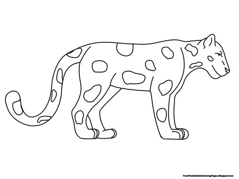 For shure we have all this kinds of coloring books for any age. Jaguar Coloring Pages - Free Printable Kids Coloring Pages
