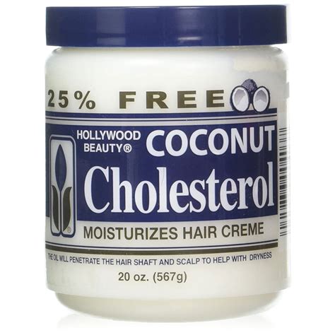 Hollywood Beauty Coconut Cholesterol Moisturizing Hair Creme 20 Oz