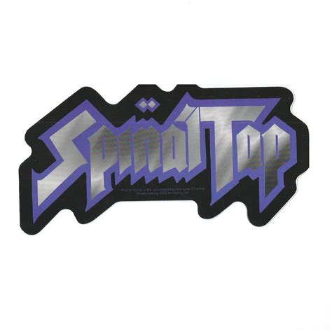 Spinal Tap Logo Stickers And Decals