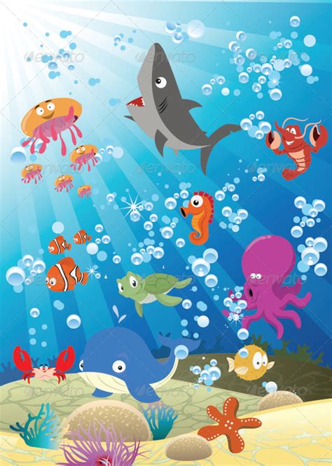 Animated Ocean Animals