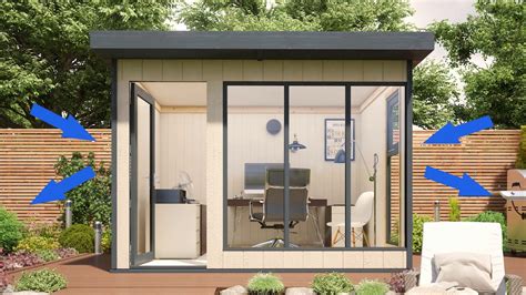 Fully Insulated Ecostudio Garden Room For All Year Round Use Youtube