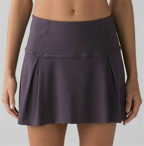 Try it on at home. Lululemon Lost In Pace Skirt Size 6 Black Currant Skort ...