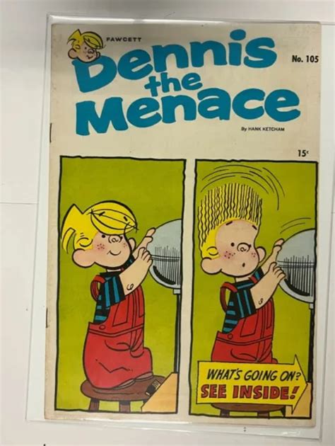 Dennis The Menace Comic Book 105 Fawcett Comics 1969 Combined Ship B