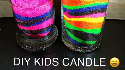 Diy Kids Candle Project Youtube