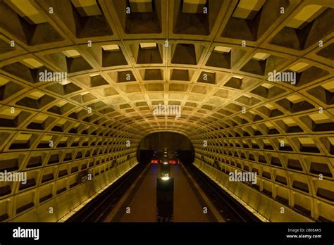 View Of Rail Tunnel Stock Photo Alamy
