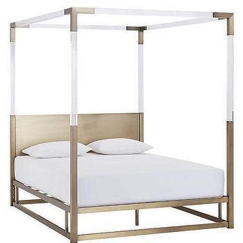 Spindle beds storage beds traditional beds trundle beds toddler twin twin extra long full full/queen king california king adjustable (queen to. Brushed Brass Canopy Bed - Products, bookmarks, design ...