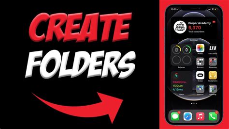 How To Create A Folder On Iphone 📲 Make Folders On Ios 14 Youtube