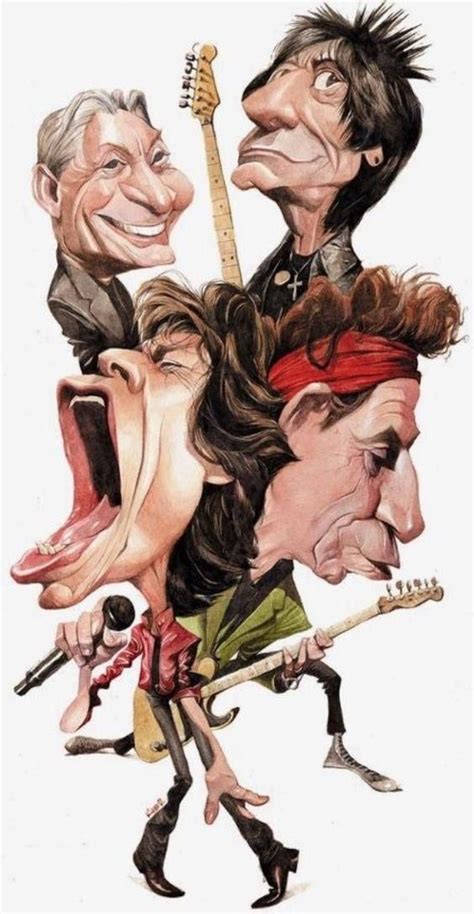 The Rolling Stones On Twitter Rolling Stones In Caricature