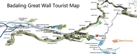 Badaling Great Wall Maps Location Transportation Tourist And Cableway