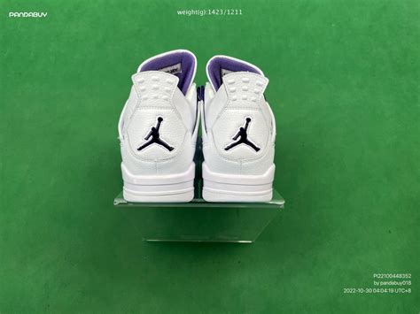 Jordan 4 Purple Metallic Pandabuy Rrepsneakers4u