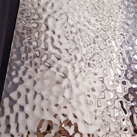 Decorative Stainless Steel Ceiling Panel Hammered Stainless Steel Sheet