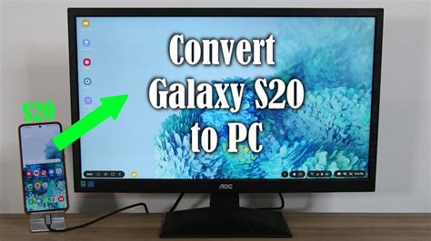 Turn Your Galaxy S20 Ultra Into A Desktop Pc Via Samsung Dex Youtube