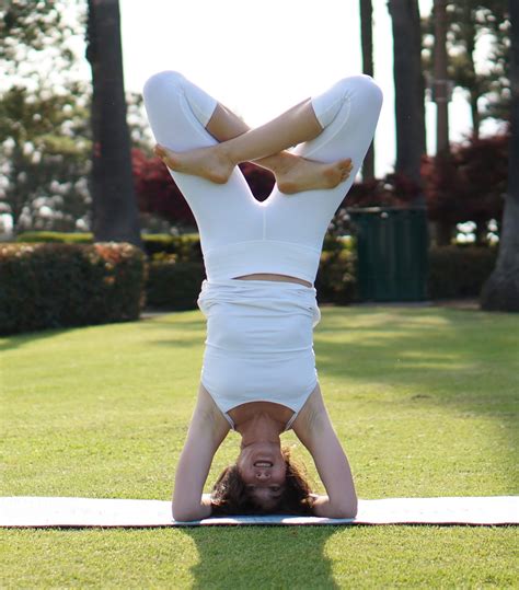 Lotus Headstand Urdhva Padmasana Private Yoga Instructor