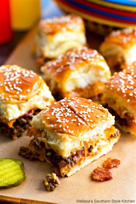 These healthy, easy ground beef recipes will give you creative ideas on how to turn a staple ingredient into a unique meal option. Bacon Cheeseburger Hawaiian Sweet Roll Sliders ...