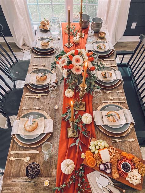 How To Set A Beautiful Thanksgiving Table Life By Leanna