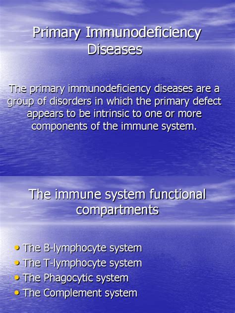 Primary Immunodeficiency Diseases Pdf Immunodeficiency Autoimmunity