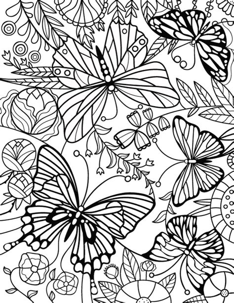 Get This Advanced Coloring Pages Of Butterfly For Adults