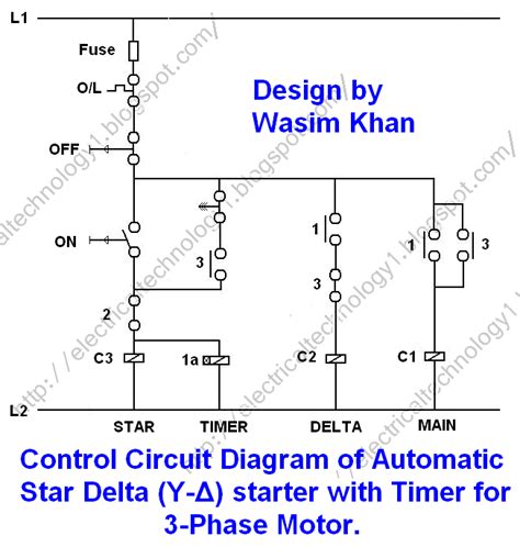 To limit the starting current surge, large induction motors are started at reduced voltage and then have full supply voltage reconnected when they run up to near rotated speed. Star Delta Starter - (Y-Δ) Starter Power, Control and ...