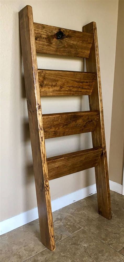 quilt ladder blanket ladder photo dimensions weathered oak farmhouse furniture garden and