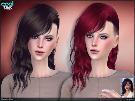 Anto Roulette Hair The Sims 4 Catalog