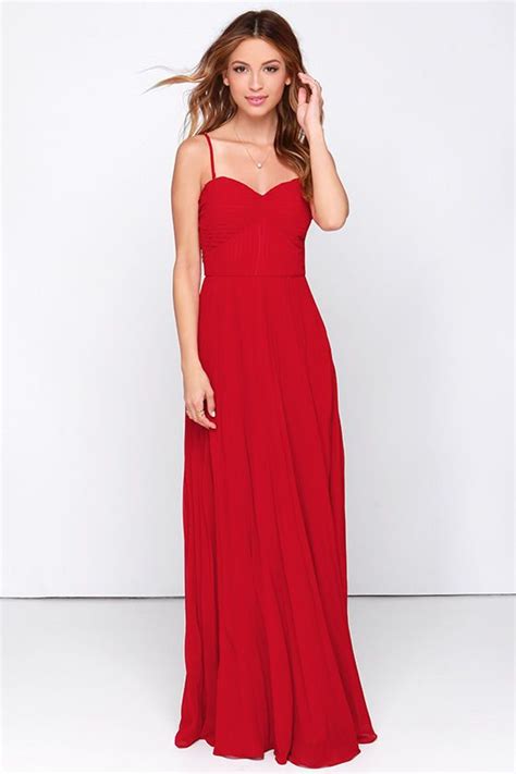 Always Charming Strapless Red Maxi Dress At Prom Dresses Online Cheap Prom Dresses
