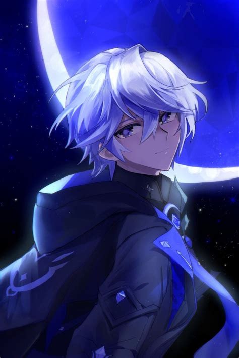 Pin By Nero Shadowmoon On Noah Ebalon Blue Hair Anime Boy Anime