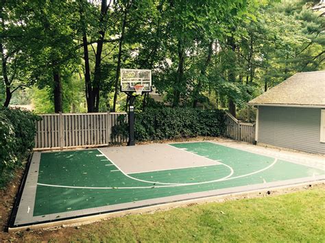 20x20 Feet Diy Outdoor Backyard Basketball Court Tiles Set For Sport