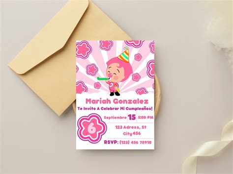 Plim Plim Invitation Plim Plim Birthday Invitation Plim Plim Etsy