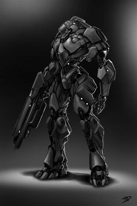 Wraith Robots Concept Futuristic Armour Armor Concept