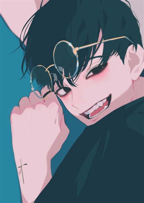 Popular Aesthetic Anime Boy With Glasses Glodakk