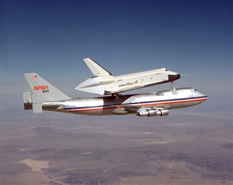 Space Shuttle Enterprise First Captive Flight Atop Nasa Sca