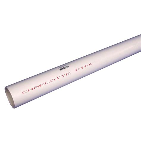 Charlotte Pipe 34 In X 10 Ft Pvc Schedule 40 Pressure Plain End Pipe