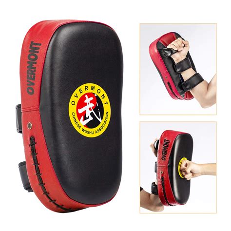 Buy Overmont Taekwondo Kick Pad With Curved Punching Surface Karate Kicking Shield Pu Leather