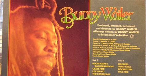 Compartilhando Reggae Bunny Wailer Roots Radics Rockers Reggae