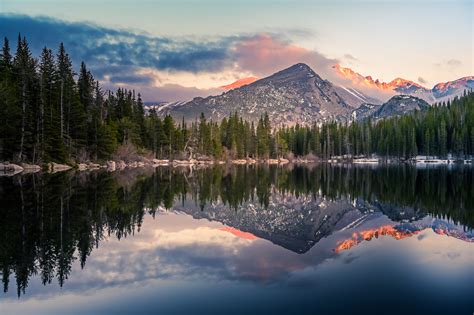 Bear Lake Reflection At Rocky Mountain National Park 4k Wallpaper HD