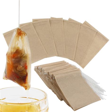 Buy 300pcs Tea Filter Bags Disposable Paper Tea Bag With Drawstring