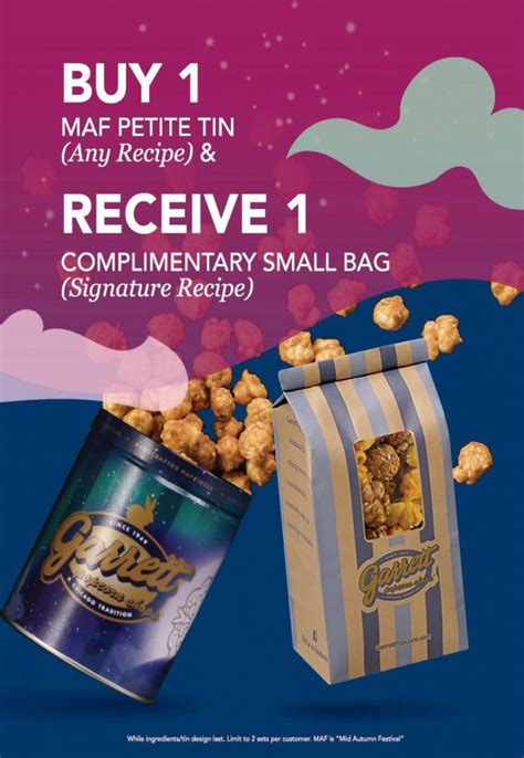 Garrett Popcorn Has For Promotion On Petite Tin Small Bag Till