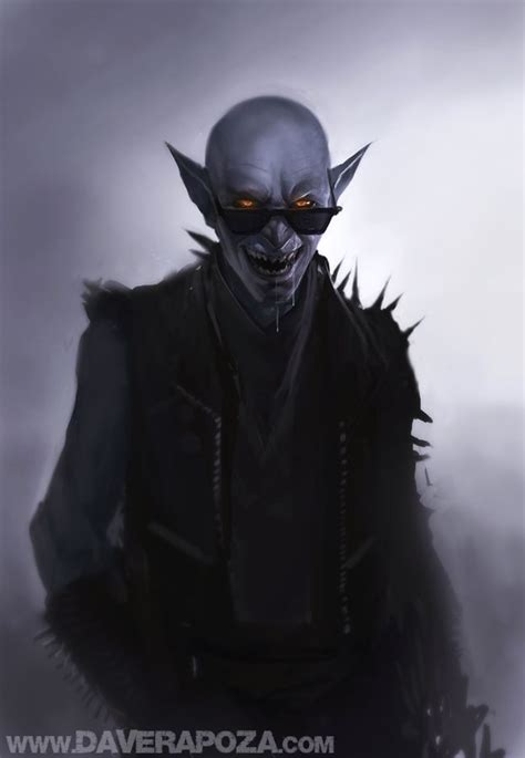 Quick Thrash Goblin Vampire Art Character Art Dark Fantasy Art