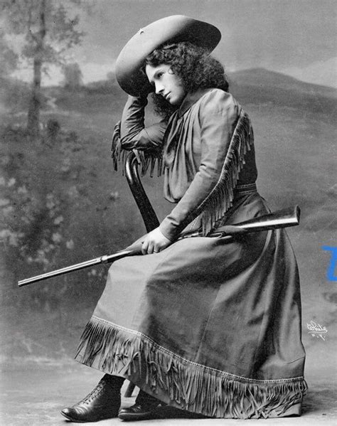 Annie Oakley Is A Famous Markswoman Known For Her Sharpshooting During