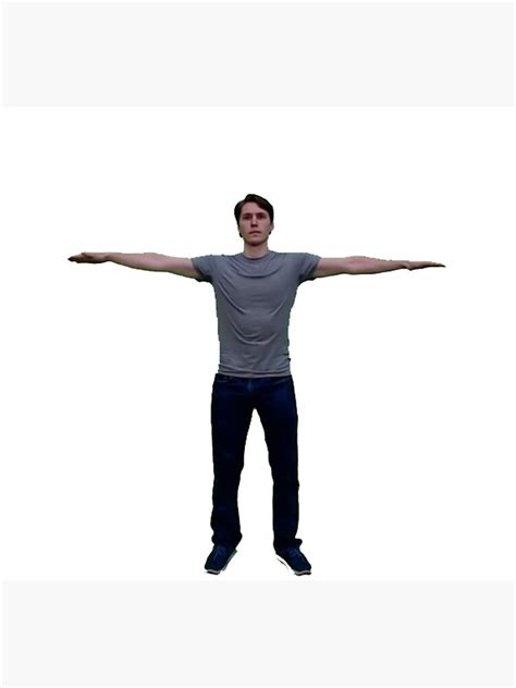 T Posing Jerma985 Art Print By Tubzbuster Redbubble