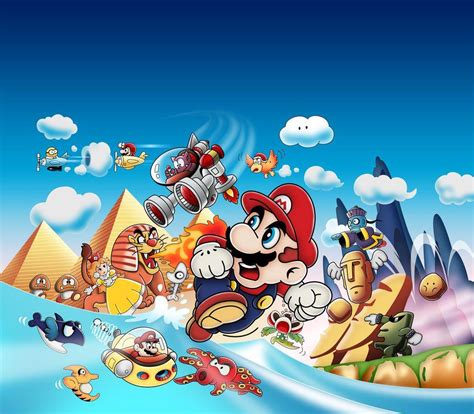 Retro Mario Wallpapers Top Free Retro Mario Backgrounds Wallpaperaccess