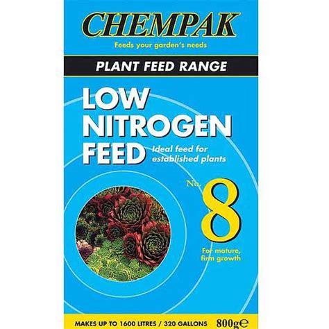 Chempak Low Nitrogen Mature Plant Feed Formula No 8 800g