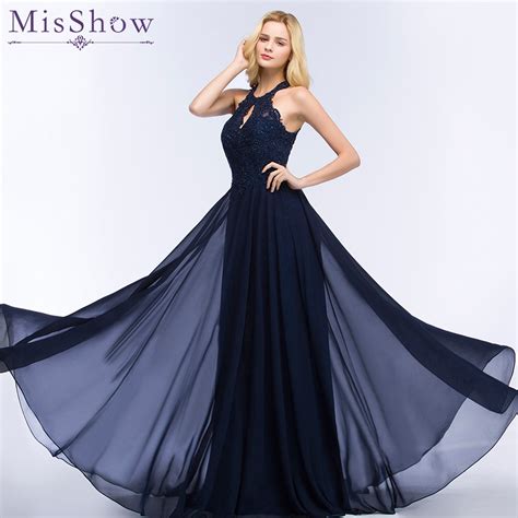 Buy 2018 Navy Blue Evening Dress Prom