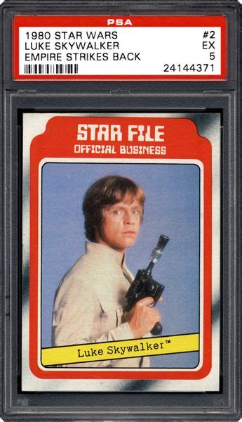 1980 Topps Empire Strikes Back Luke Skywalker Psa Cardfacts®