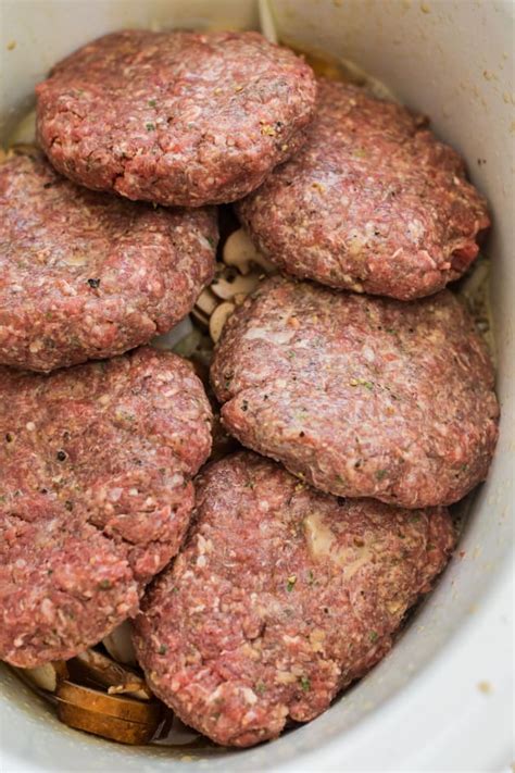 Slow Cooker Salisbury Steaks Recipe Food Fanatic